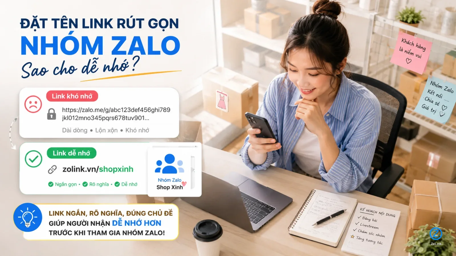 How to Name a Short Zalo Group Link So It Is Easy to Remember and Share