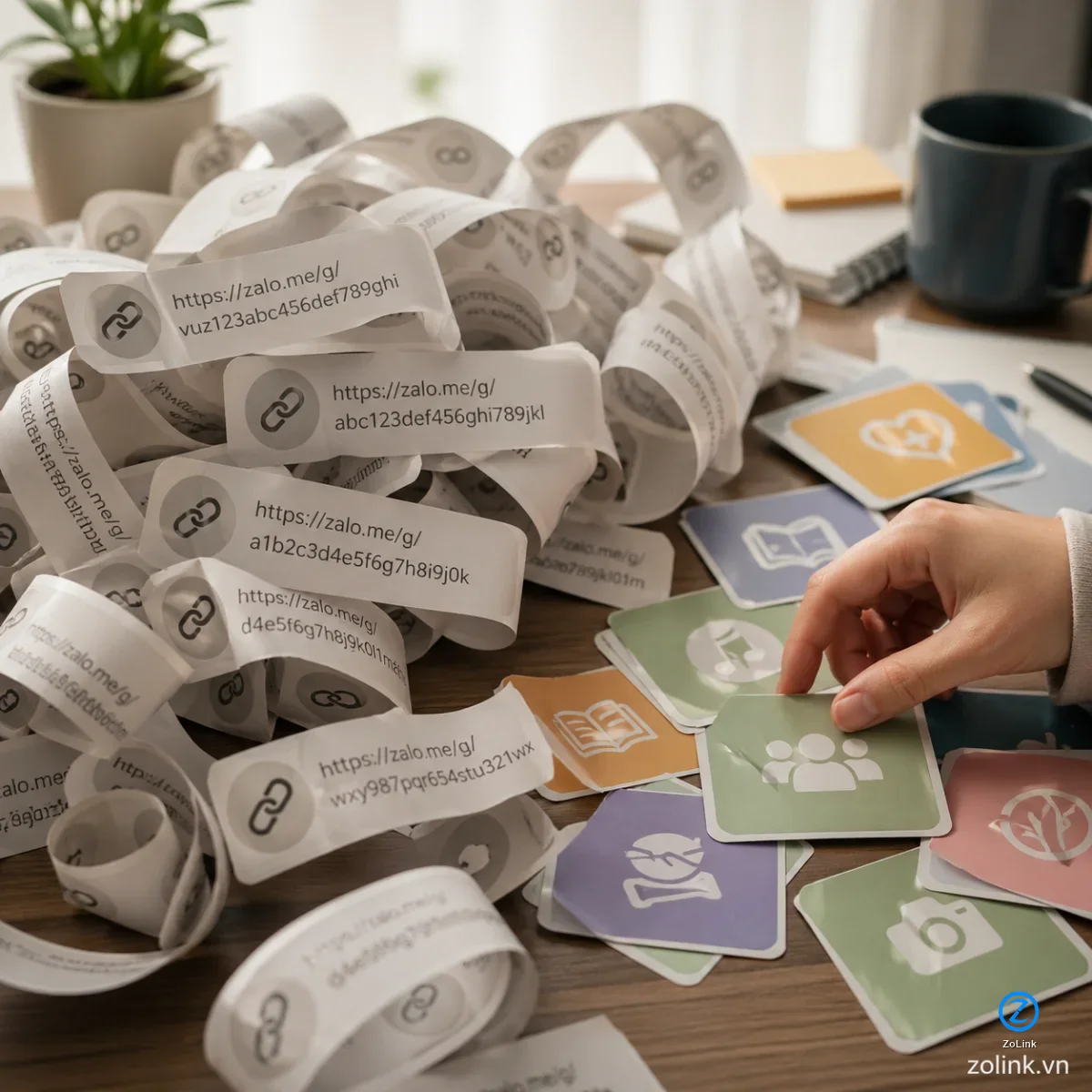 Link nhóm Zalo dài khó nhớ và khó chia sẻ