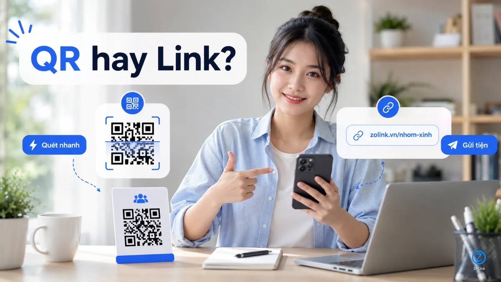 How a Zalo Group QR Code Differs From a Zalo Group Link