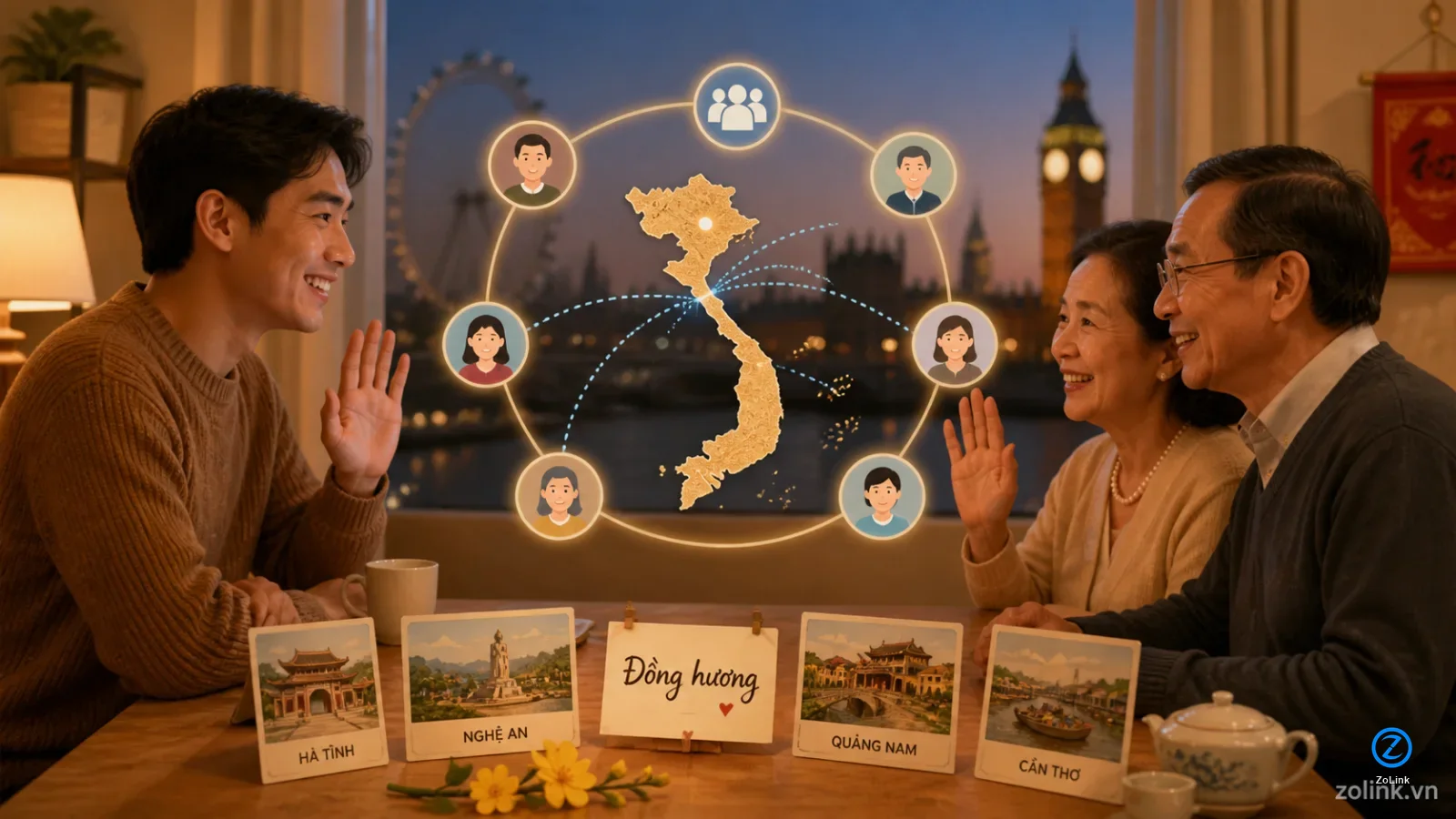 Cộng đồng đồng hương và người Việt xa quê kết nối qua nhóm Zalo
